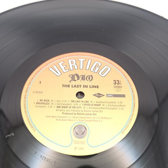 Dio The Last in Line Vinyl Records With Sleeve 1984 - Picture 4 of 6